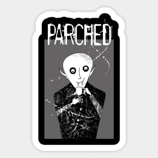 Parched Sticker